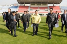도체 경기장 정비사업 점검