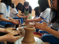 하동 진교중, 2학년 도예촌 진로체험