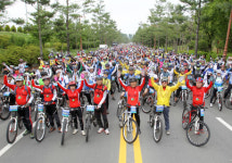 봄바람 가득 싣고 달리기 함안둑방 자전거 대축전