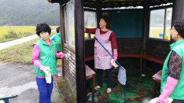 고성 대가 새마을지도자, 버스승강장 정비