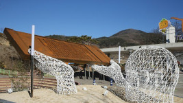 합천 대장경테마파크에 설치된 조형물