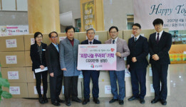 창원 성산 상남교회， 생필품 기탁