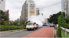 웅상보건지소, 환경 친화적 방역 실시