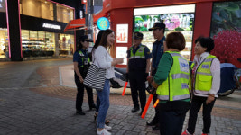 진주경찰서, 에나 W 안전존 운영