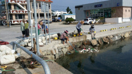 고성 거류면, 바다 정화 활동