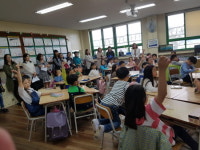 경남의 초등학교는 수업 나눔중!