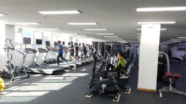 하동 국민체육센터 체력단련장 새 단장