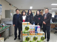 고성여자중학교, 축제 수익금 기부