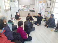 마산 내서읍, 동절기 경로당 방문