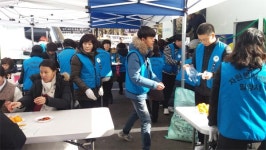 밀양 밀성고등학교, 분향소 자원봉사