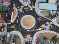 밀양 내이 6거리 회전교차로 개통