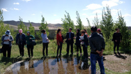 함안군 시설원예기술 몽골 전수