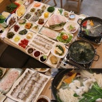 여수 맛집사계절횟집 여름철 별미 하모샤브샤브와 하모회, 활어회로 세트구성