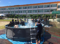 삼천포중앙여중 물놀이 축제