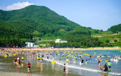 남해 상주은모래비치 해수욕장