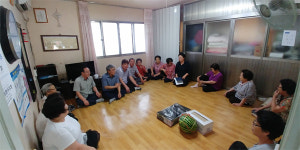교동 주민자치위, 경로당 방문 점검