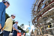 장충남 남해군수 보물섬 해안조망 실크로드 점검