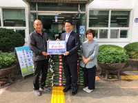 고성 미맥영농조합법인 대표, 쌀 50포