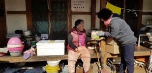 알프스하동ㆍ경남장애인종합복지관， 명절 음식 나눔