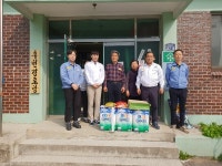 지리산산청샘물 봉사단， 후천마을 경로당 봉사