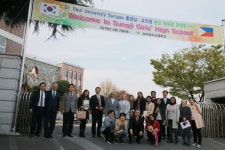 필리핀 세인트폴대학교 수리가오 캠퍼스 교직원, 성지여자고등학교 방문