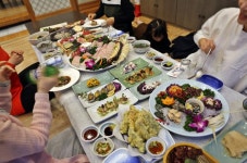 부산 광안리 횟집 산해횟집 고급스끼다시에 회무한리필 , 대게랍스타까지 풀코스 제공