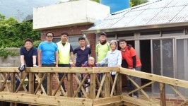 경남장애인종합복지관， 남해 거주 박씨 집 테크로드 설치