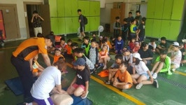 마산소방서, 진동면 청소년 소방안전체험 교육