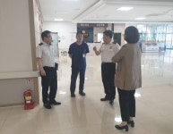 조길영 거제소방서장， 거제요양병원 현장지도방문