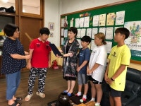 진남초, 1교 1복지 자매결연기관 장학금 전달식