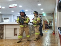 창원소방서， 성미카엘 요양병원 합동소방훈련