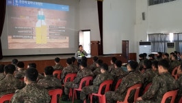 김해서부경찰서， 육군 제7073부대 교통안전교육