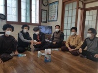창녕 고암면， 경로당 손 소독제ㆍ마스크 배부