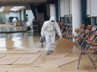 통영 미수동 주민센터ㆍ주민자치센터 방역 소독