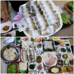 여수맛집 군산횟집 3월 제철 맞은 봄 도다리 붕장어 샤브샤브로 이목