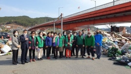 남해 삼동면 새마을남녀지도자, 재활용품 수집