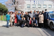 함안경찰서ㆍ등기소 담장 안심 벽화 작업 완료