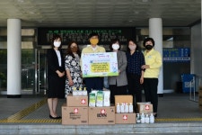 거제시민간어린이집연합회， 마스크ㆍ손 소독제 기부