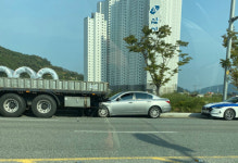 김해 외덕사거리 불법 주정차 `만연`