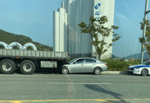 김해 외덕사거리 불법 주정차 `만연`