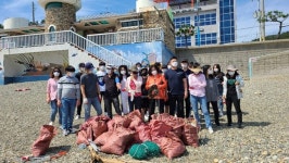 해양환경보존협ㆍ거제유치원 봉사단, 환경정비