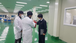 김해동부소방서, 마스크 공장 화재예방 점검