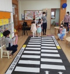 상북초 병설유치원, 할 수 있어요 서다!보다!걷다! 방어보행 교육