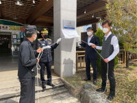 산청소방서, 한우프라자 안전관리우수업소 현판식