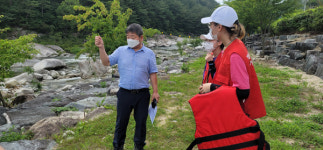 위천면， 휴가철 물놀이 관리지역ㆍ공중화장실 점검