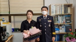 산청서， 군농협 삼장지점 직원에게 감사장 수여