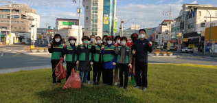 밀양시 내이동 주부민방위기동대， 교차로 환경정비