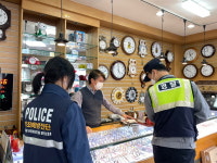 의령서， 금은방ㆍ편의점 현금취급업소 범죄예방 활동