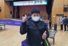 산양초 곤리분교 김창우, 경남초중학생종합체육대회 탁구 단체전 동메달 획득