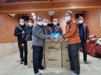 하동군 악양면 재김해하동향우회， 마스크 기탁